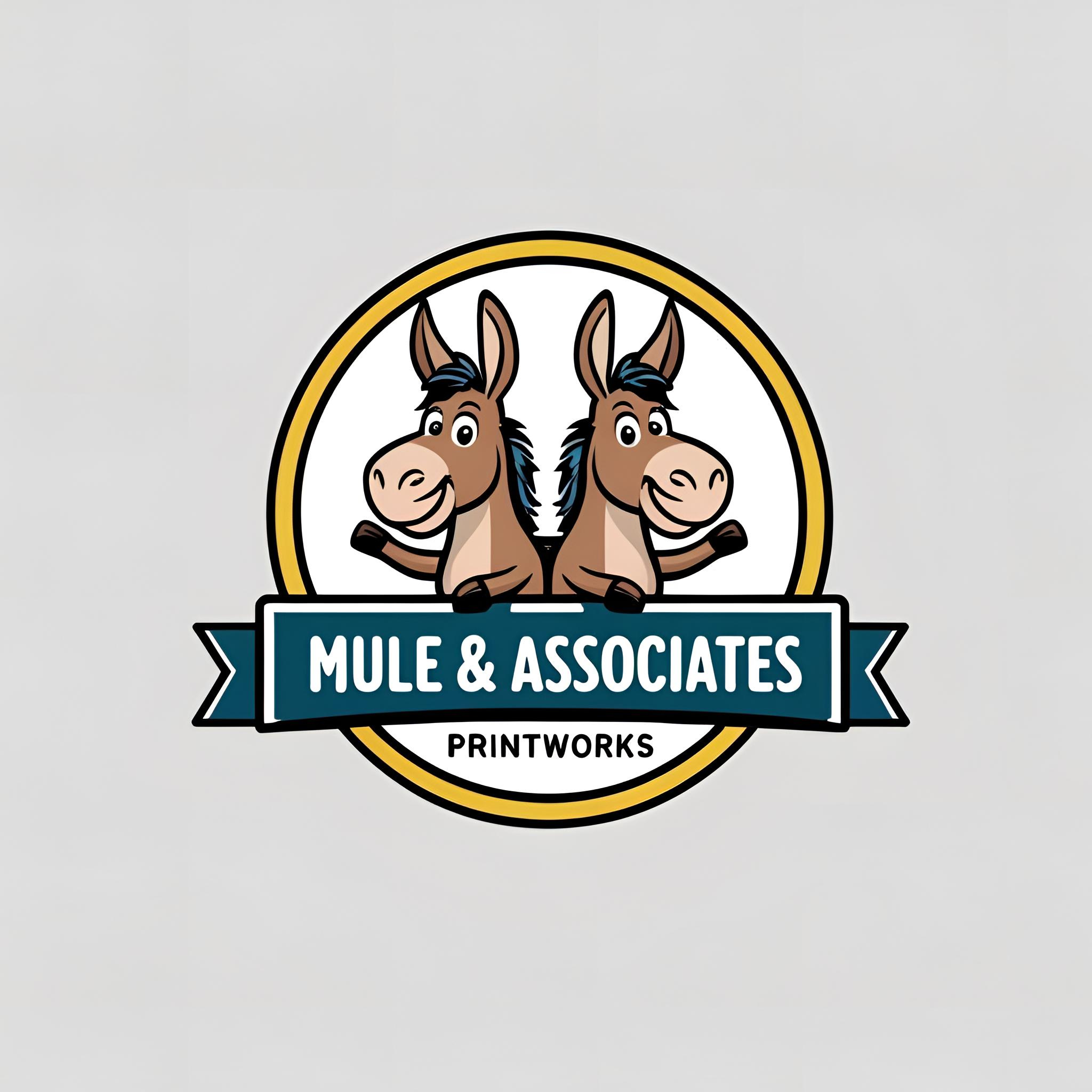 Mule & Associates Printworks Logo